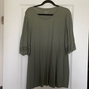 LOFT Plus Size Tunic Tee